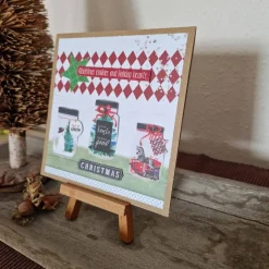 Weihnachtskarte - Weihnachtsgläser - Christmas