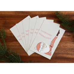 Weihnachtskarte | Weihnachtspost | Weihnachtsgruß | entspannte Weihnachten | aus Naturpapier | DIN A6 | Grußkarten
