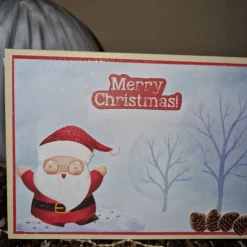 Weihnachtskarte / Weihnachtsmann / Merry Christmas / Fest der Freude / Weihnachtskarte mit Santa / Weihnachtskarte mit S