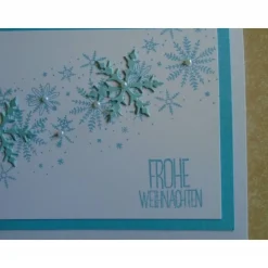 Weihnachtskarte Eiskristall,Weihnachtsgrüsse Grußkarte,Karte,Glückwunschkarte,Weihnachten,Kristall,Weihnachten