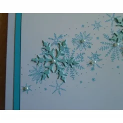 Weihnachtskarte Eiskristall,Weihnachtsgrüsse Grußkarte,Karte,Glückwunschkarte,Weihnachten,Kristall,Weihnachten