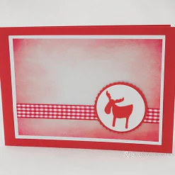 Weihnachtskarte Elch