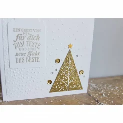 Weihnachtskarte "Funkelnde Weihnachten" aus der Manufaktur Karla