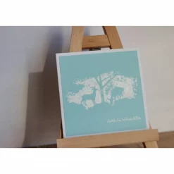 Weihnachtskarte Grußkarte "Winterwald" aus der Manufaktur Karla