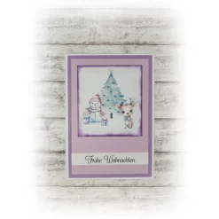 Weihnachts-Karte, Grußkarte zu Weihnachten, Weihnachtszeit, Handmade