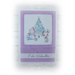 Weihnachts-Karte, Grußkarte zu Weihnachten, Weihnachtszeit, Handmade