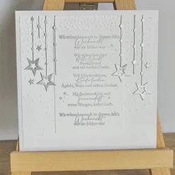 Weihnachtskarte Grußkarte "Weihnacht wie es früher war" aus der Manufaktur Karla