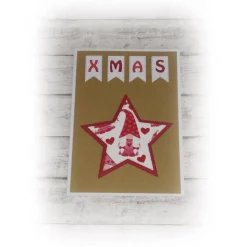 Weihnachts-Karte, Grußkarte zu Weihnachten, Weihnachtszeit, Wichtel, Handmade