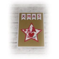 Weihnachts-Karte, Grußkarte zu Weihnachten, Weihnachtszeit, Wichtel, Handmade