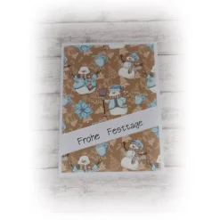 Weihnachts-Karte, Grußkarte zu Weihnachten, Weihnachtszeit, Handmade