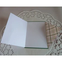 Weihnachtskarte, Klappkarte in weiß/rot/grün