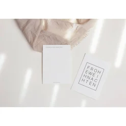 Weihnachtskarte minimalistisch Frohe Weihnachten A6 - weihnachtliche Grußkarte - Weihnachtskarte neutral - Postkarte Fro