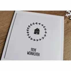 Weihnachtskarte oder 4er Set Weihnachtskarten "Hygge" aus der Manufaktur Karla