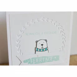 Weihnachtskarte oder 4er Set Weihnachtskarten 