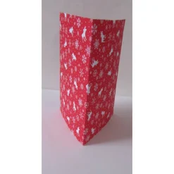 Weihnachtskarte Rentiere - rot