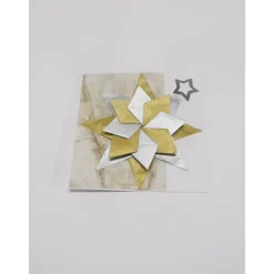 Weihnachtskarte Stern in 3d Design, Geldgeschenk, Weihnachtsgrüße