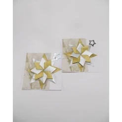 Weihnachtskarte Stern in 3d Design, Geldgeschenk, Weihnachtsgrüße