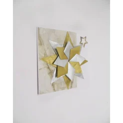 Weihnachtskarte Stern in 3d Design, Geldgeschenk, Weihnachtsgrüße