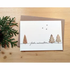 Weihnachtskarte "Sternenwald"