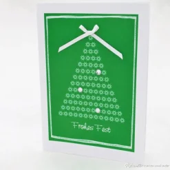 Weihnachtskarte Weihnachtsbaum grün