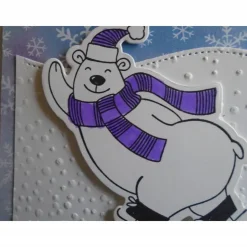 Weihnachtskarte,Eisbär,Weihnachtspost,Advent, Grußkarte,Karte,Glückwunschkarte,Weihnacht,