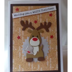 Weihnachtskarte,Elch,