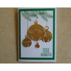 Weihnachtskarte,Glocken,Weihnachtspost,Advent,Grußkarte,Glückwunschkarte,Weihnacht,Grün,Handarbeit,