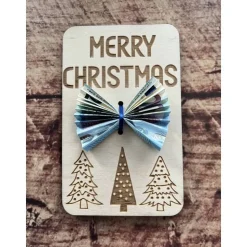 Weihnachtskarten aus Holz, Grußkarten