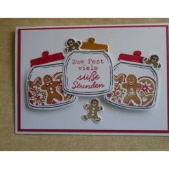 Weihnachtskarten Lebkuchenmann Lebkuchen Weihnachtskarten Weihnachten Weihnachtsgrüsse Weihnachten Handgemacht