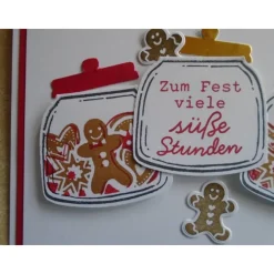 Weihnachtskarten Lebkuchenmann Lebkuchen Weihnachtskarten Weihnachten Weihnachtsgrüsse Weihnachten Handgemacht