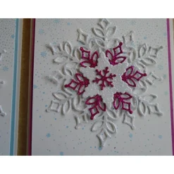 Weihnachtskarten  Schneeflocke Karte nach Wahl Weihnachtskarte Handgemacht Weihnachten