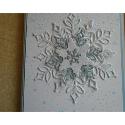 Weihnachtskarten  Schneeflocke Karte nach Wahl Weihnachtskarte Handgemacht Weihnachten