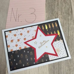 Weihnachtskarten schwarz weiß