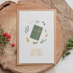 Weihnachtskarten Set *Happy Holidays* / Geschenkkarten für Weihnachten