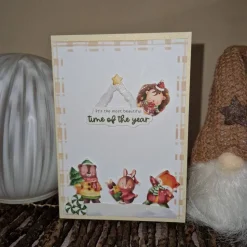 Weihnachtskarten Tiere / Weihnachtsgrüße Hase Bär Fuchs / Winterliche Grußkarten / Persönliche Weihnachtspost