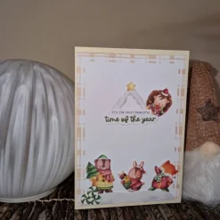 Weihnachtskarten Tiere / Weihnachtsgrüße Hase Bär Fuchs / Winterliche Grußkarten / Persönliche Weihnachtspost