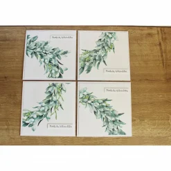 Weihnachtskarten-Set "Mistelkranz" aus der Manufaktur Karla