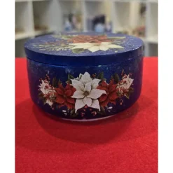 Weihnachtskerze - Duftkerze in Schale - Weihnachtsstern - Winterduft - Handverziert