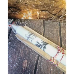 Weihnachtskerze in Holzbox - kleine Weihnachtsgeschenke - perfektes Wichtelgeschenk