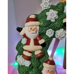 Weihnachtskranz aus Keramik