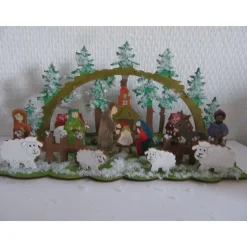 Weihnachtskrippe - Krippe aus Holz