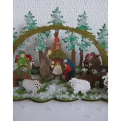 Weihnachtskrippe - Krippe aus Holz