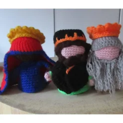 Weihnachtskrippe - Krippe handgefertigt - mit LED-Beleuchtung