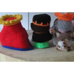 Weihnachtskrippe - Krippe handgefertigt - mit LED-Beleuchtung