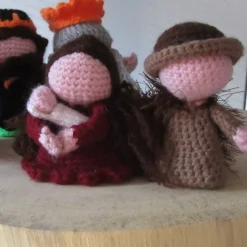 Weihnachtskrippe - Krippe handgefertigt - mit LED-Beleuchtung