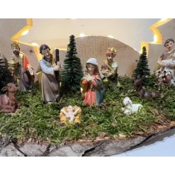 Weihnachtskrippe Krippe Weihnachtsdeko Sternschnuppe