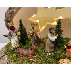 Weihnachtskrippe Krippe Weihnachtsdeko Sternschnuppe