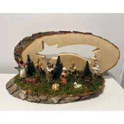 Weihnachtskrippe Krippe Weihnachtsdeko Sternschnuppe