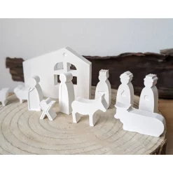 Weihnachtskrippe Raysin, 11-teilig, Weihnachten Deko