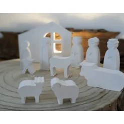 Weihnachtskrippe Raysin, 11-teilig, Weihnachten Deko